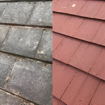 Roof cleaning pressure washed-7 Roof cleaning pressure washed-7
