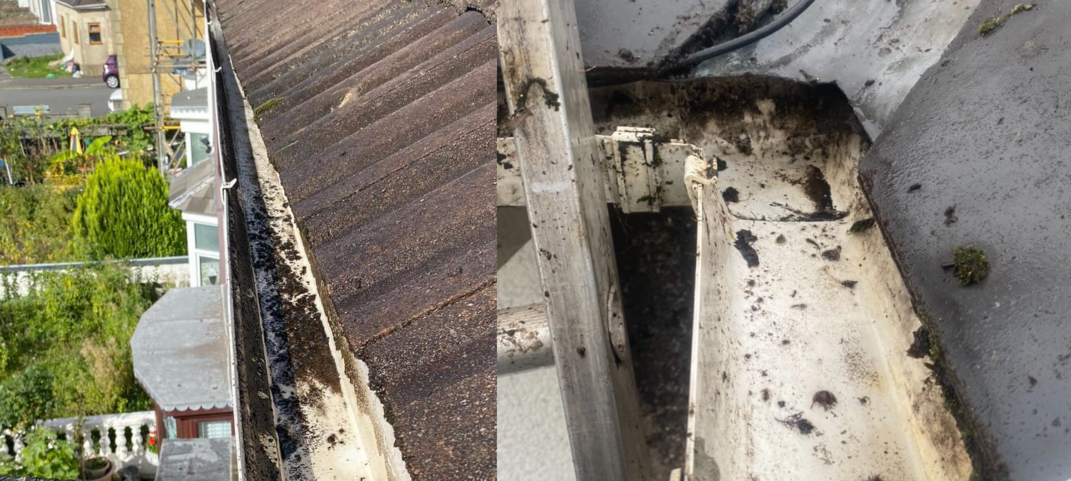 Gutter Cleaning in Neath
