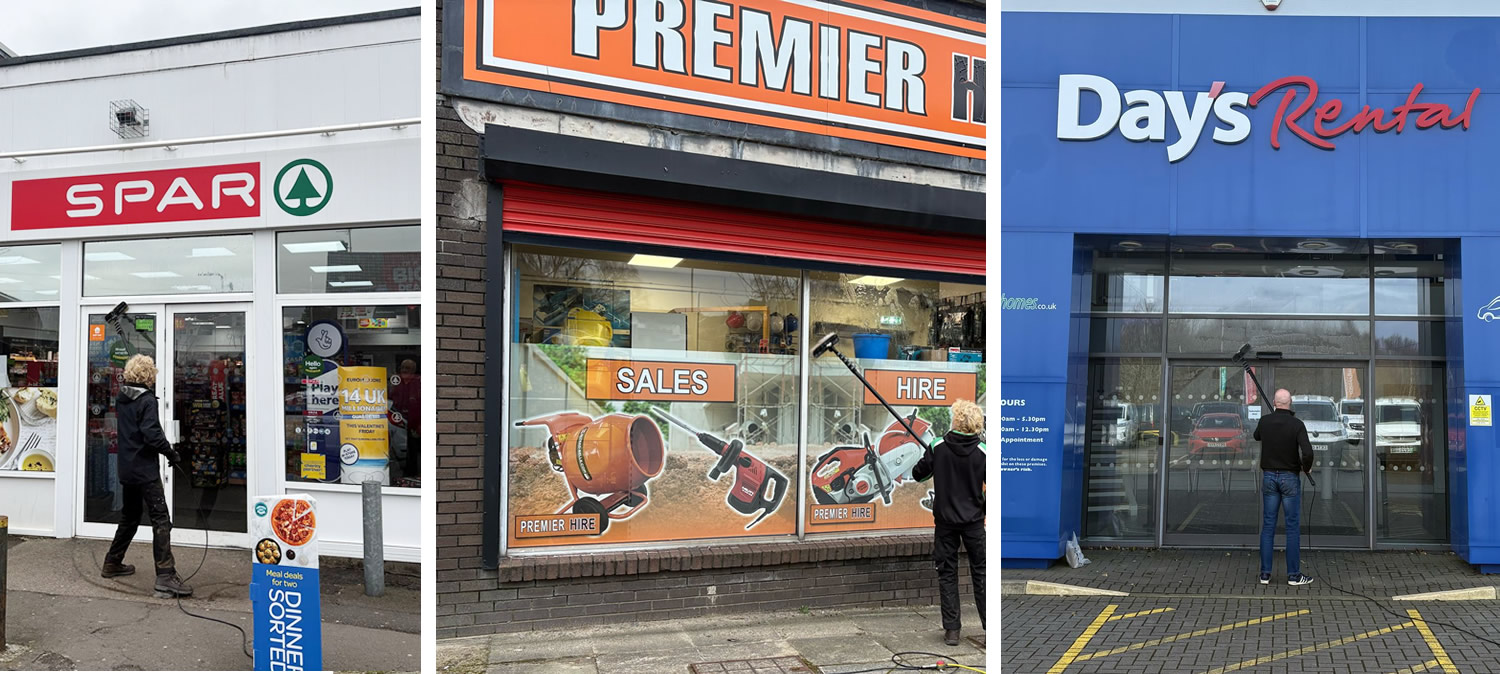 Commercial Window Cleaning in Swansea