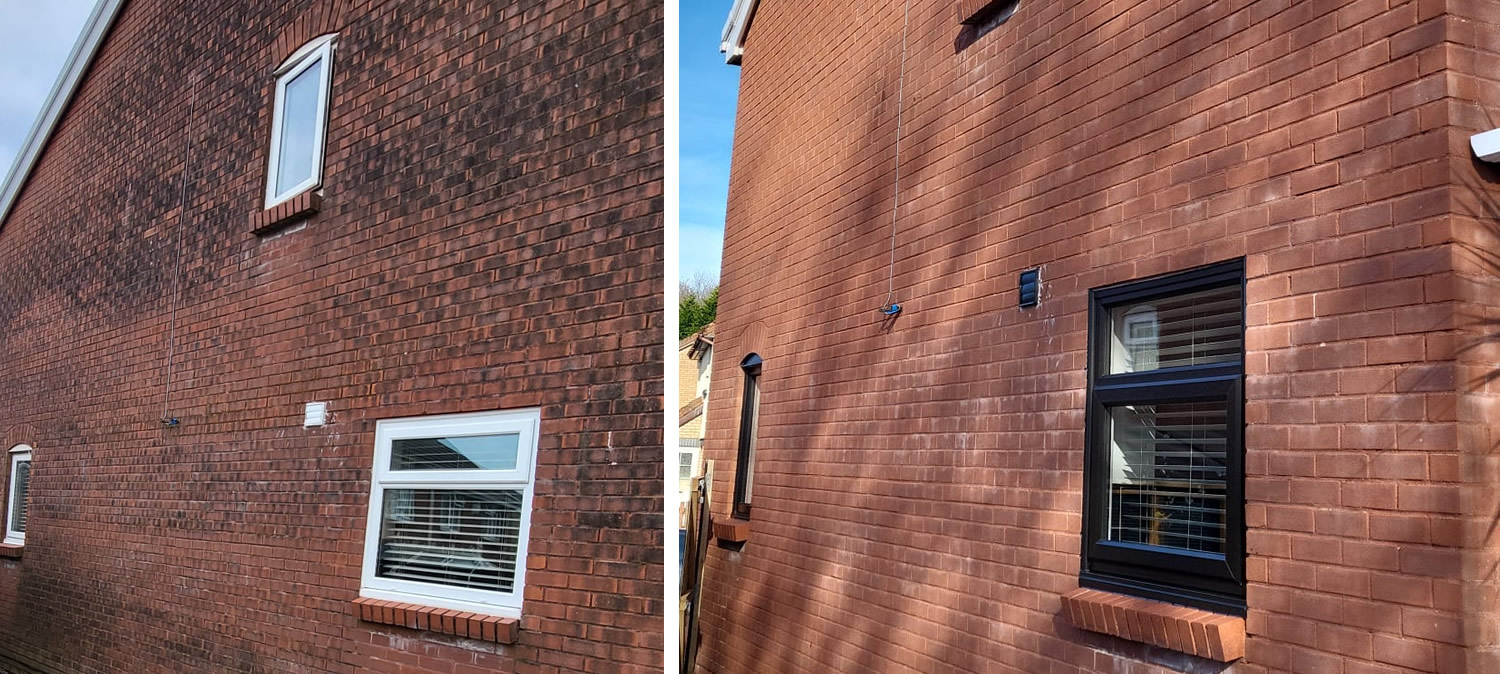 Soft Wash Pressure Washing in Mumbles