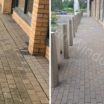 Commercial Pressure Washing before and after Commercial Pressure Washing before and after